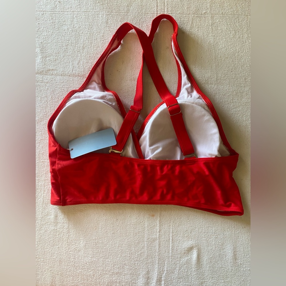 Women’s Red Bikini Top Size 14W - Picture 2 of 4